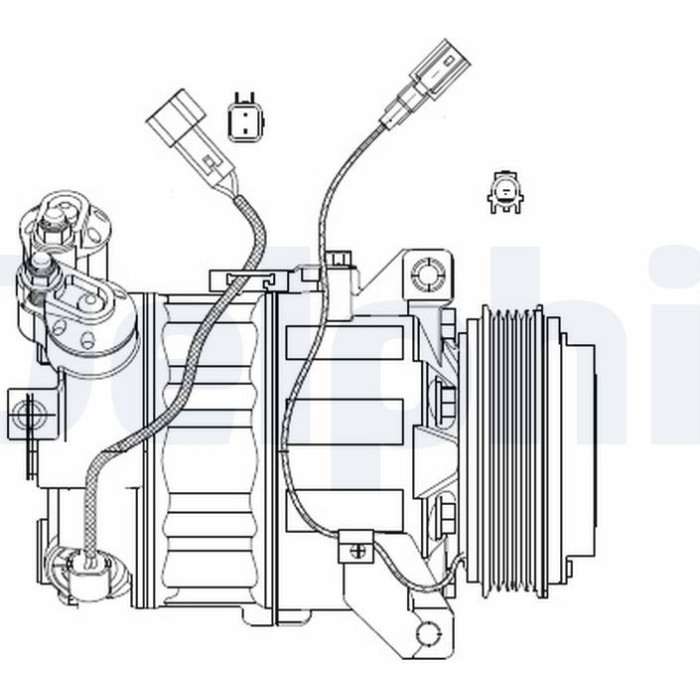 Delphi CS20482 Kompressor, Klimaanlage