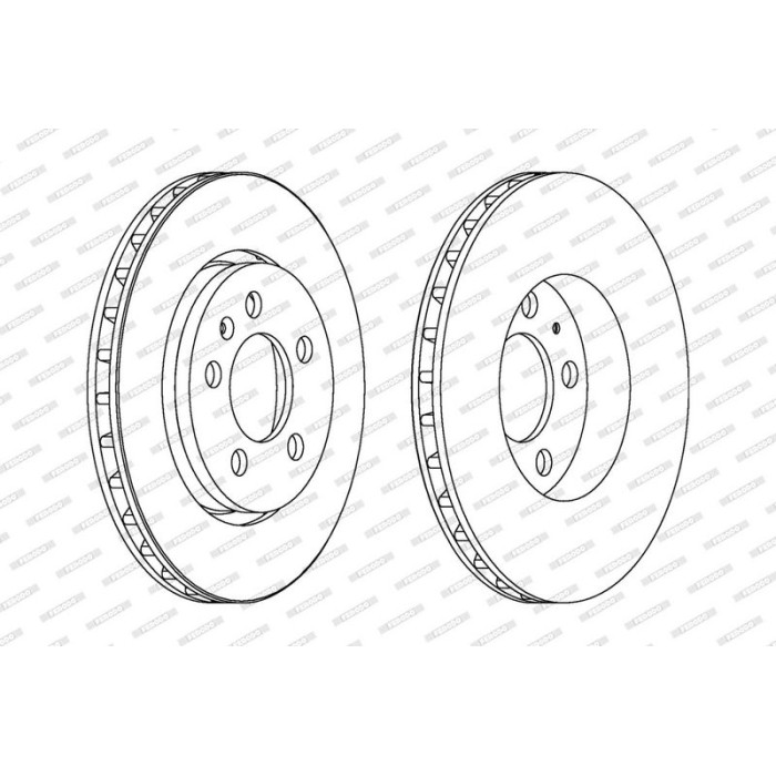 Ferodo DDF1154C Bremsscheibe PREMIER Coat+ disc