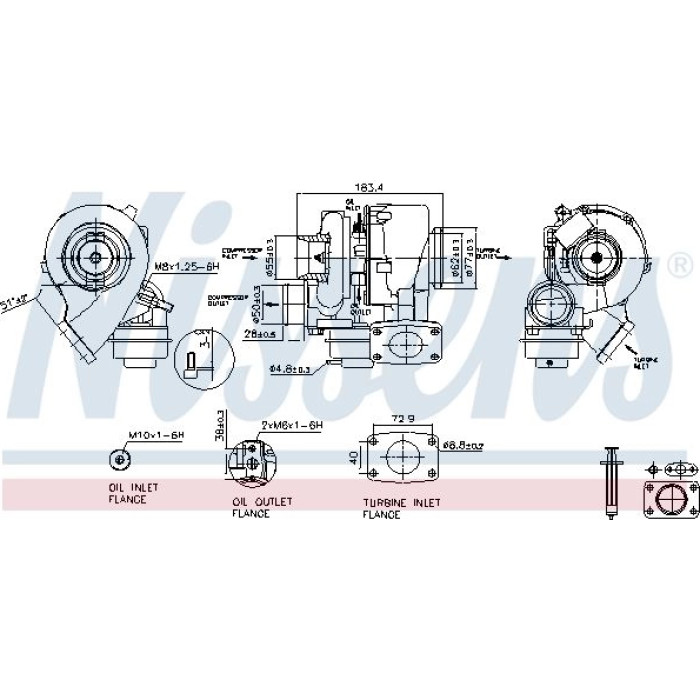 Nissens Turbolader 93202 Nissens Turbolader 93202