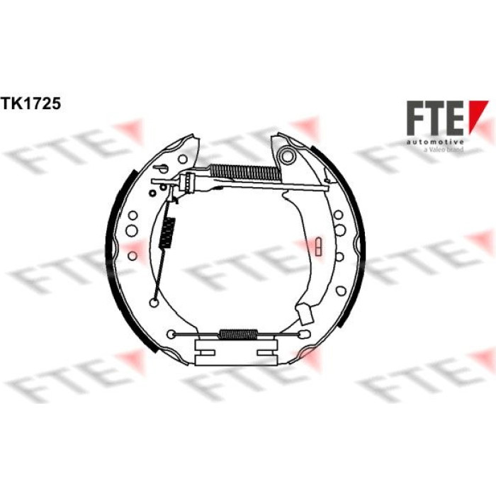 Bremsbackensatz 9110008 Bremsbackensatz 9110008
