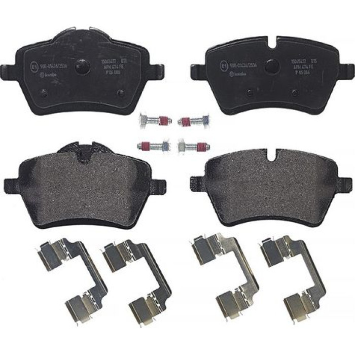Brembo P 06 086 Bremsbelagsatz, Scheibenbremse PRIME LINE Brembo P 06 086 Bremsbelagsatz, Scheibenbremse PRIME LINE
