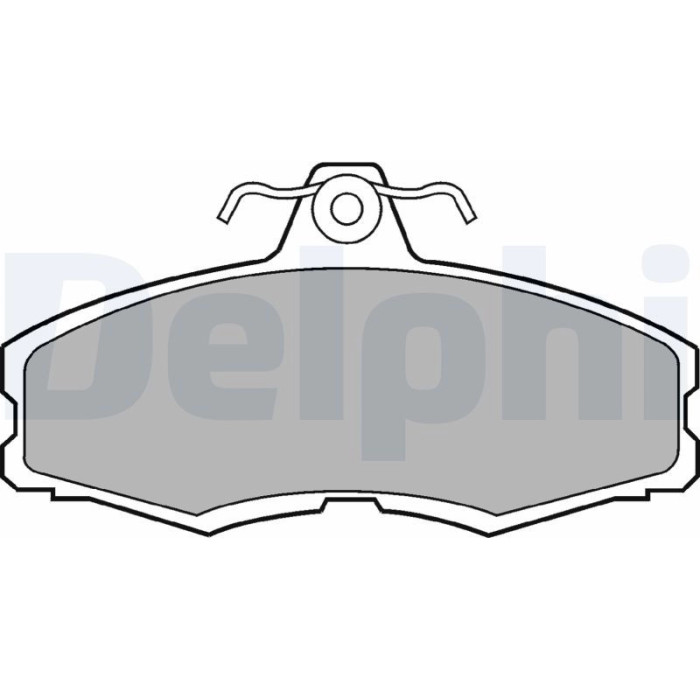 Delphi LP250 Bremsbelagsatz, Scheibenbremse Delphi LP250 Bremsbelagsatz, Scheibenbremse