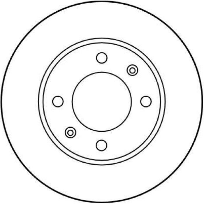 TRW DF1224 Bremsscheibe