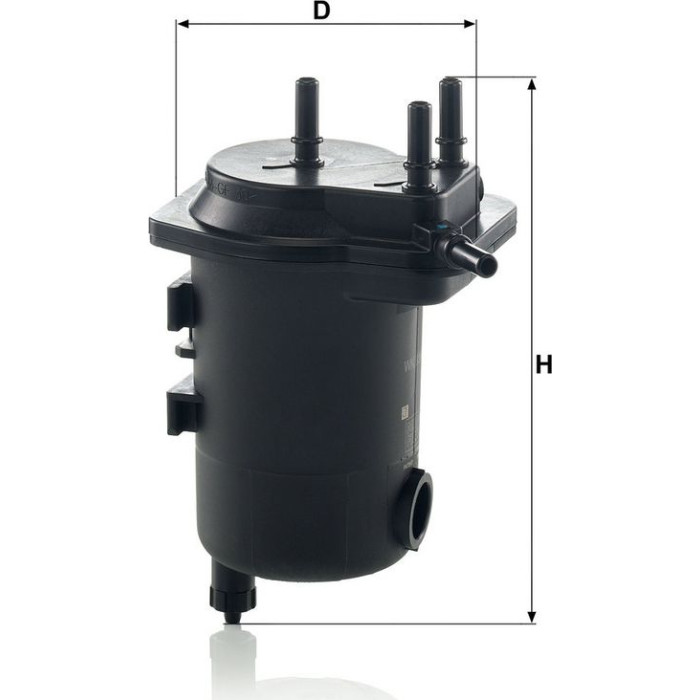 Mann-Filter WK 939/12 X Kraftstofffilter Mann-Filter WK 939/12 X Kraftstofffilter