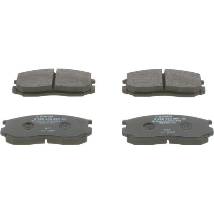 Bremsbelagsatz, Scheibenbremse 0 986 460 980 Bremsbelagsatz, Scheibenbremse 0 986 460 980
