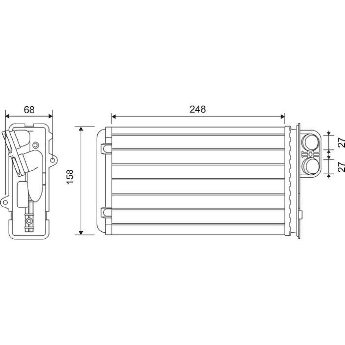 Valeo 812161 Wärmetauscher, Innenraumheizung Valeo 812161 Wärmetauscher, Innenraumheizung