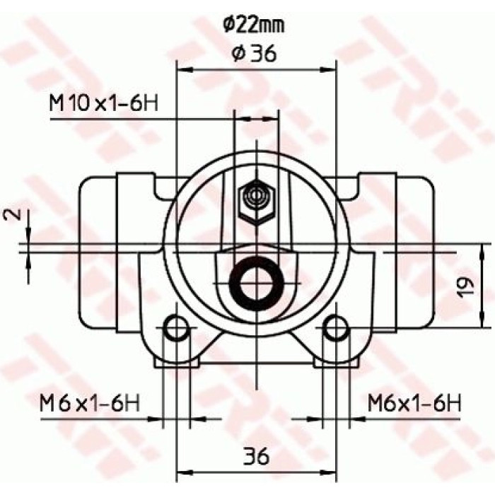 TRW BWH107 Radbremszylinder TRW BWH107 Radbremszylinder