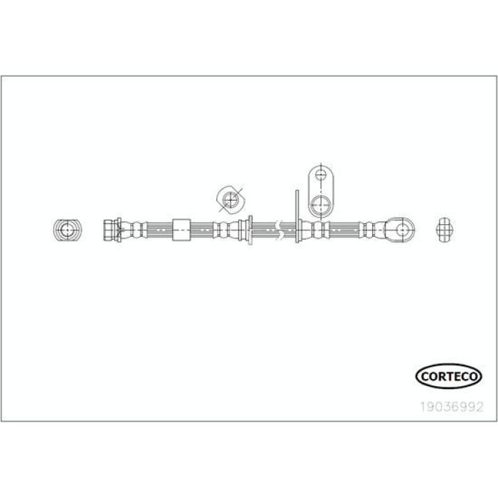 Corteco 19036992 Bremsschlauch Corteco 19036992 Bremsschlauch