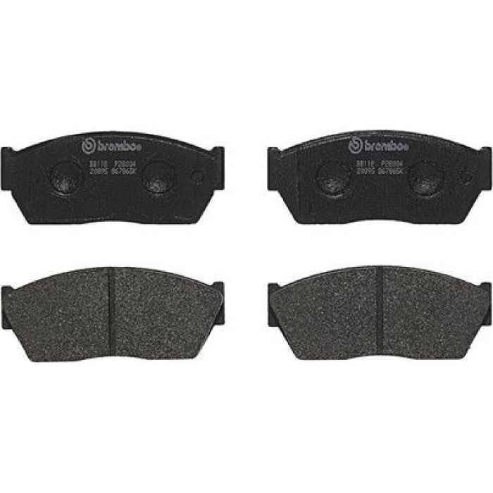 Brembo P 28 004 Bremsbelagsatz, Scheibenbremse PRIME LINE