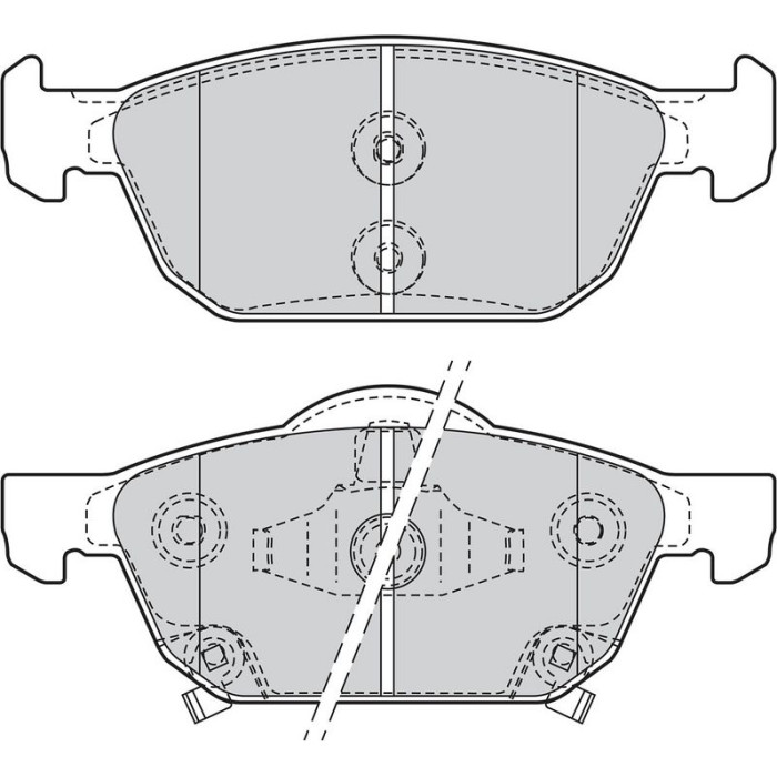 Valeo 601508 Bremsbelagsatz, Scheibenbremse