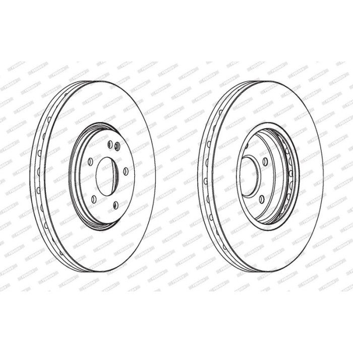 Ferodo DDF1670C-1 Bremsscheibe PREMIER Ferodo DDF1670C-1 Bremsscheibe PREMIER