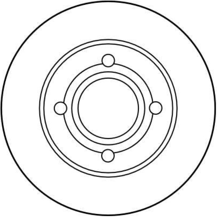 TRW DF1536 Bremsscheibe TRW DF1536 Bremsscheibe