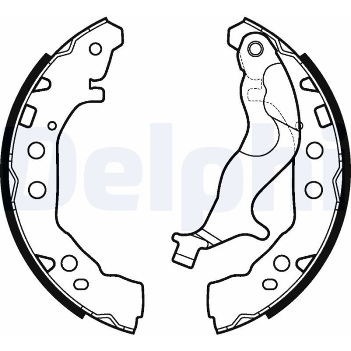 Delphi LS2128 Bremsbackensatz