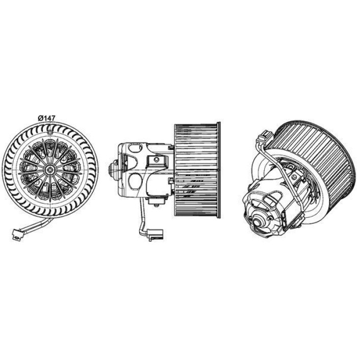 Mahle AB 151 000P Innenraumgebläse BEHR Premium Line Mahle AB 151 000P Innenraumgebläse BEHR Premium Line