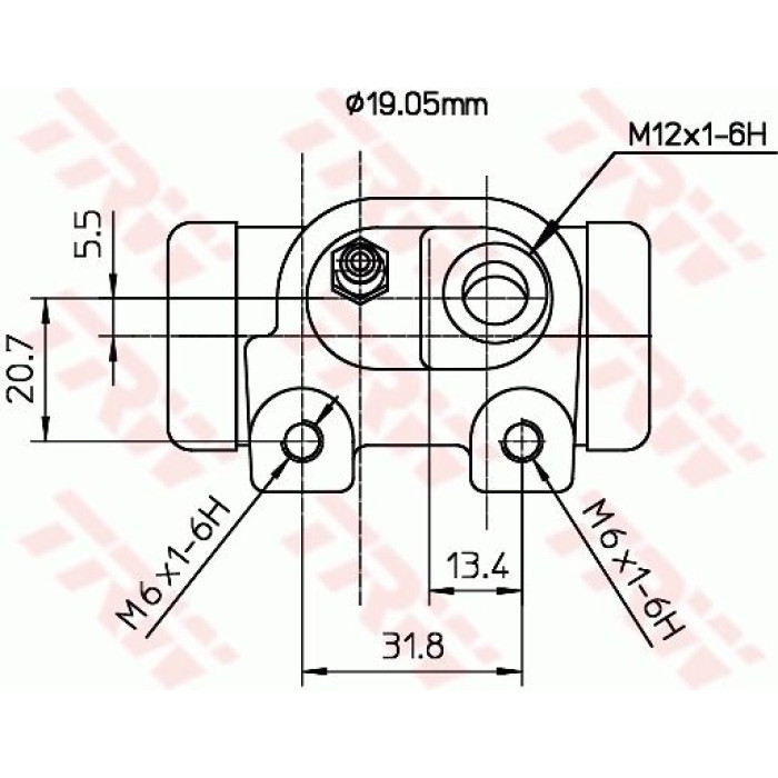TRW BWD181 Radbremszylinder