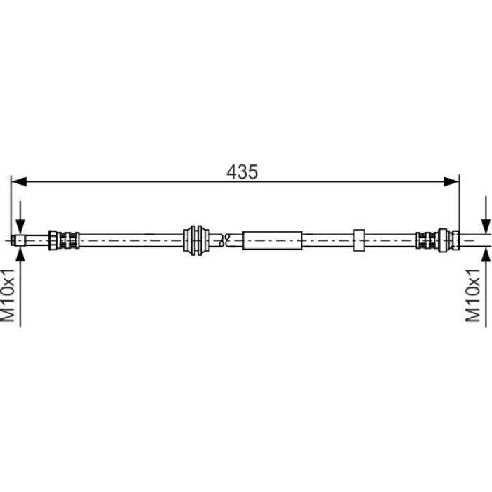BOSCH 1 987 481 023 Bremsschlauch BOSCH 1 987 481 023 Bremsschlauch