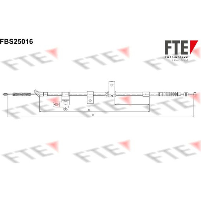 FTE 9250605 Seilzug, Feststellbremse FTE 9250605 Seilzug, Feststellbremse