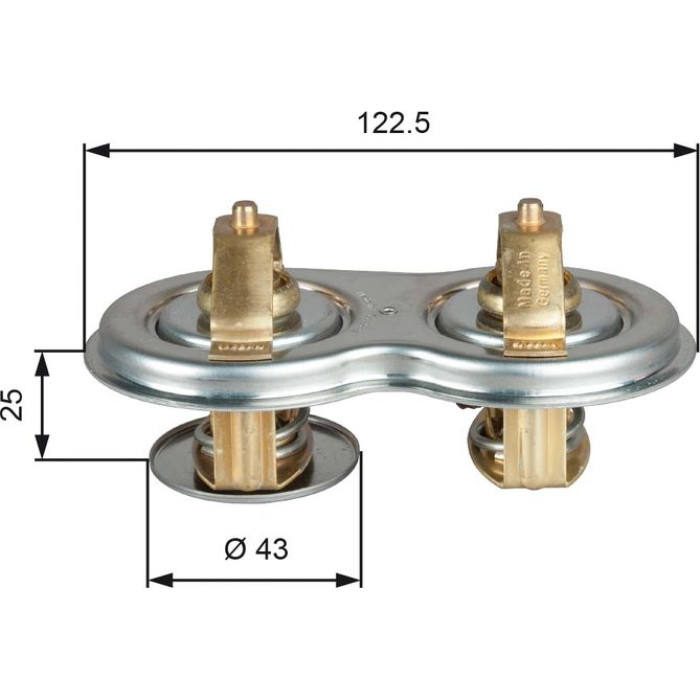 Thermostat, Kühlmittel TH52180/87G1 Thermostat, Kühlmittel TH52180/87G1