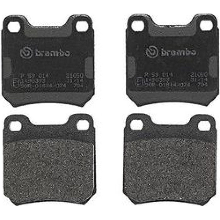 Brembo P 59 014 Bremsbelagsatz, Scheibenbremse PRIME LINE