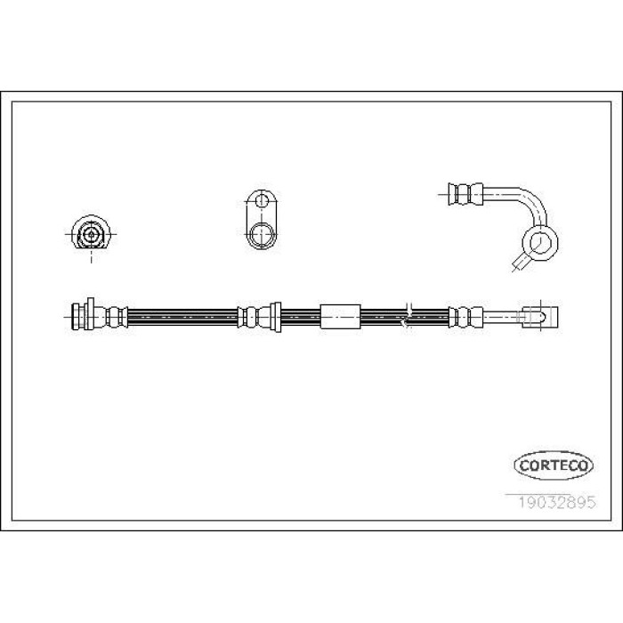 Corteco 19032895 Bremsschlauch