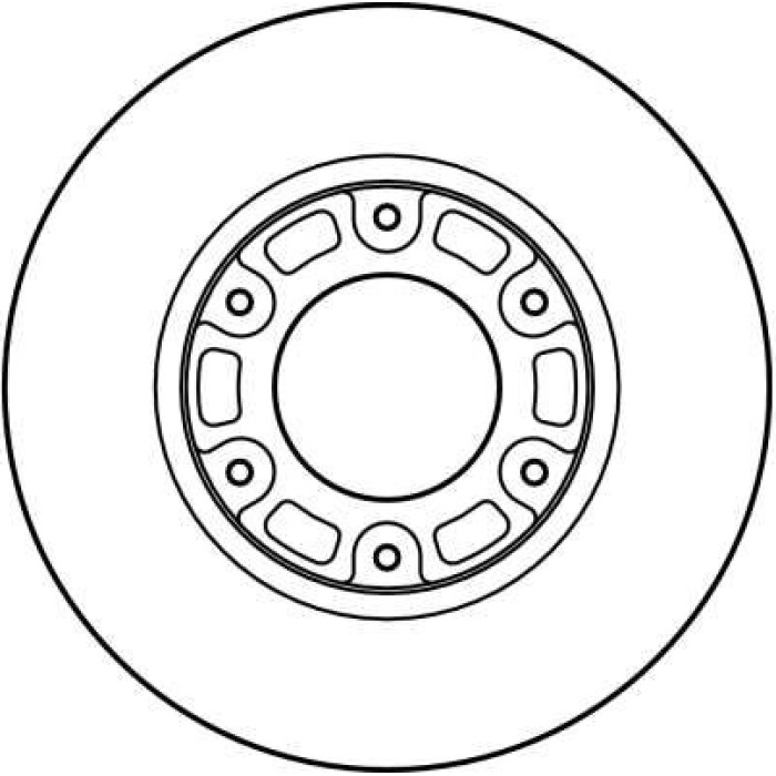 TRW DF4116 Bremsscheibe TRW DF4116 Bremsscheibe