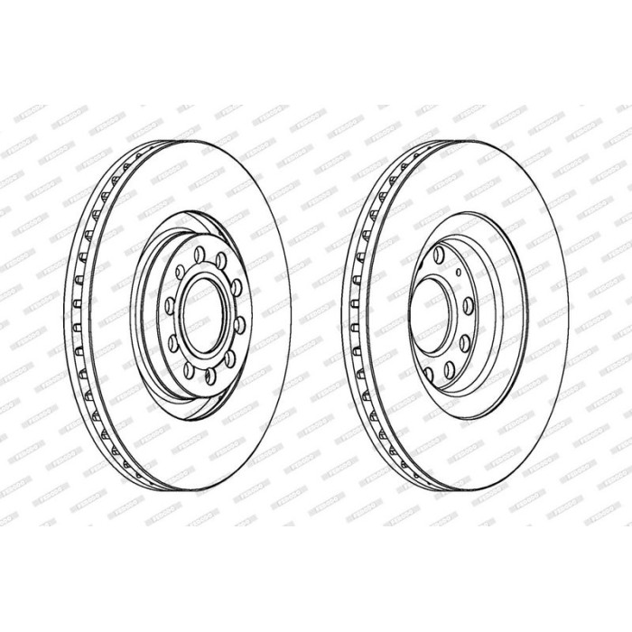 Ferodo DDF1705C-1 Bremsscheibe PREMIER Coat+ disc Ferodo DDF1705C-1 Bremsscheibe PREMIER Coat+ disc