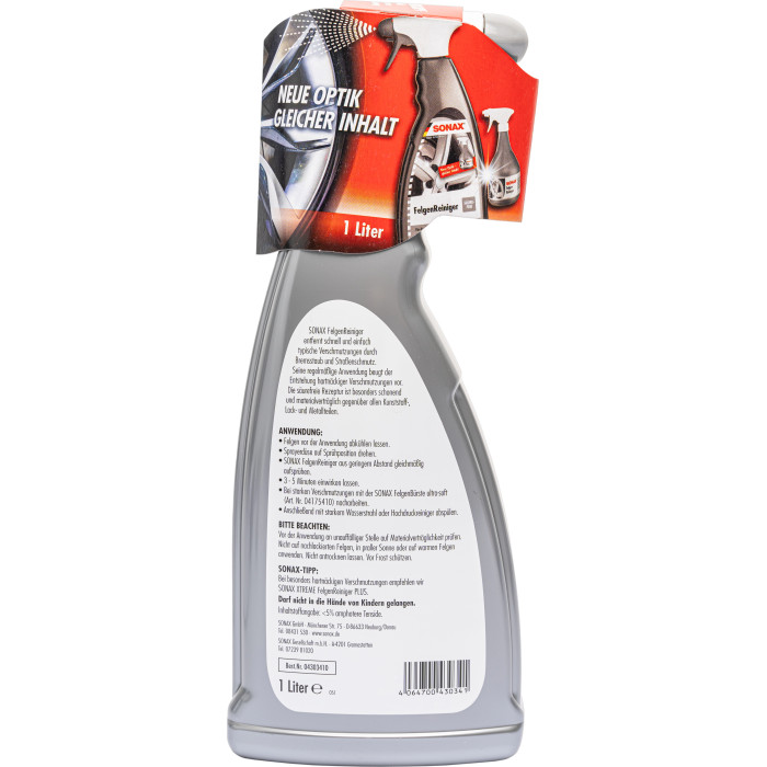 SONAX 04303410 Felgenreiniger 1L SONAX 04303410 Felgenreiniger 1L