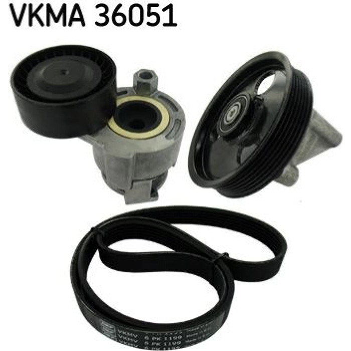 SKF VKMA 36051 Keilrippenriemensatz SKF VKMA 36051 Keilrippenriemensatz