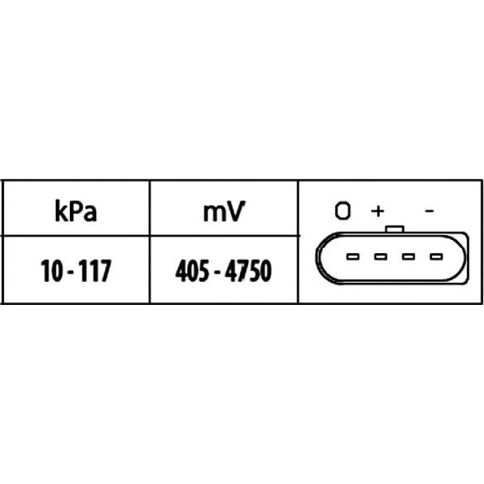 Sensor, Saugrohrdruck 6PP 009 400-541 Sensor, Saugrohrdruck 6PP 009 400-541