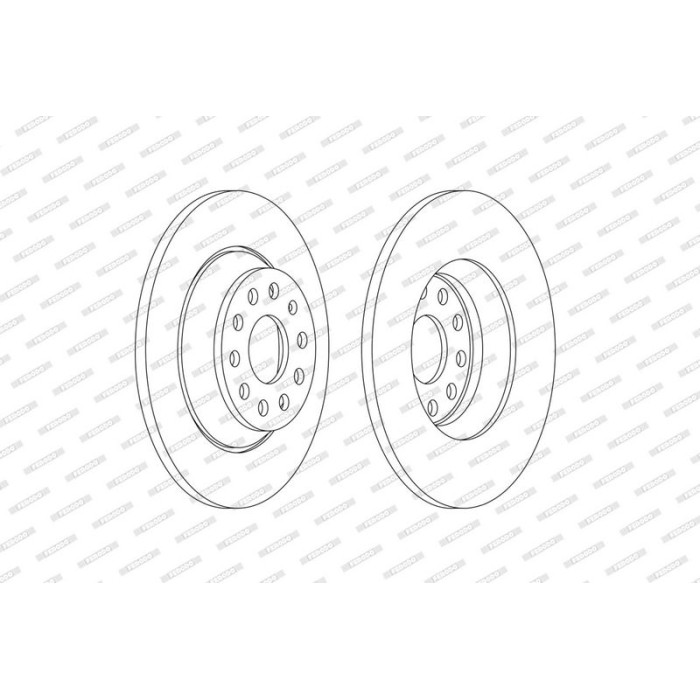 Ferodo DDF2506C Bremsscheibe PREMIER