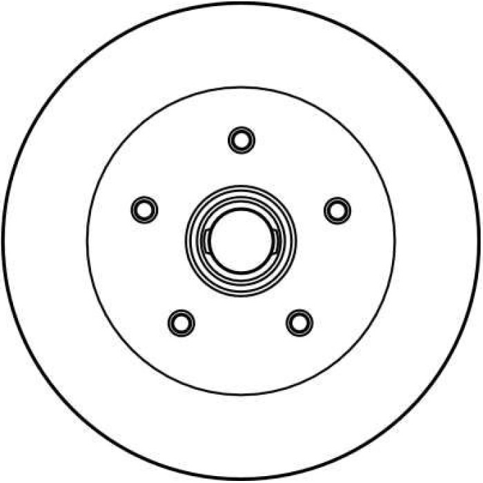 TRW DF2587 Bremsscheibe TRW DF2587 Bremsscheibe