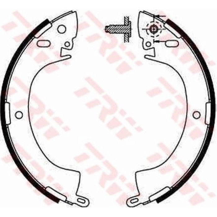 TRW GS8185 Bremsbackensatz TRW GS8185 Bremsbackensatz
