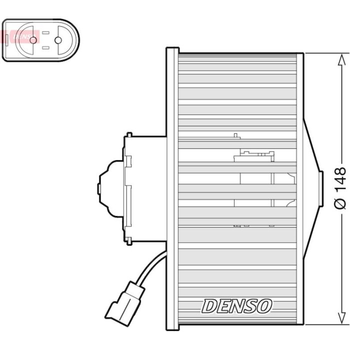 Denso DEA10054 Innenraumgebläse