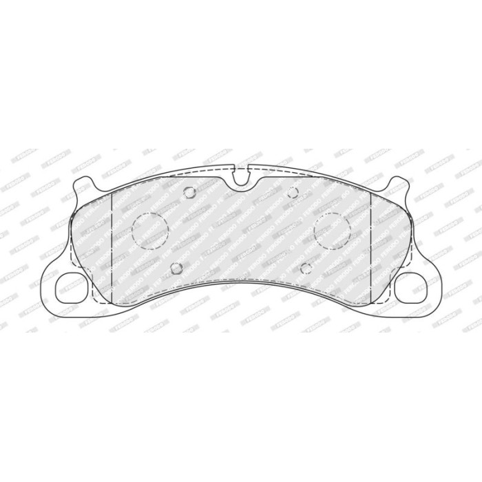 Ferodo FDB4664 Bremsbelagsatz, Scheibenbremse PREMIER ECO FRICTION Ferodo FDB4664 Bremsbelagsatz, Scheibenbremse PREMIER ECO FRICTION
