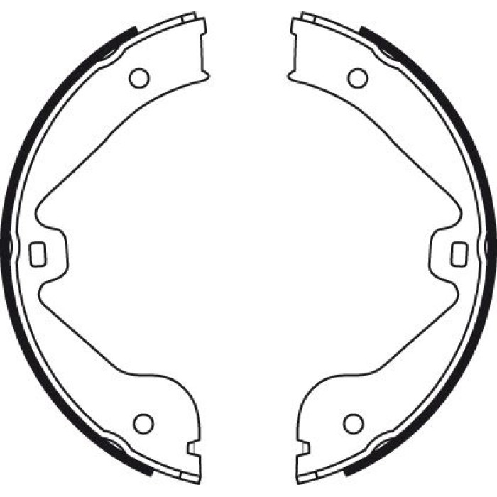 TRW GS8717 Bremsbackensatz