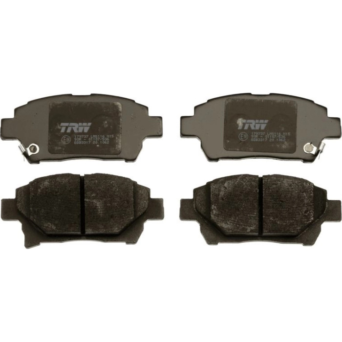 TRW GDB3317 Bremsbelagsatz, Scheibenbremse COTEC