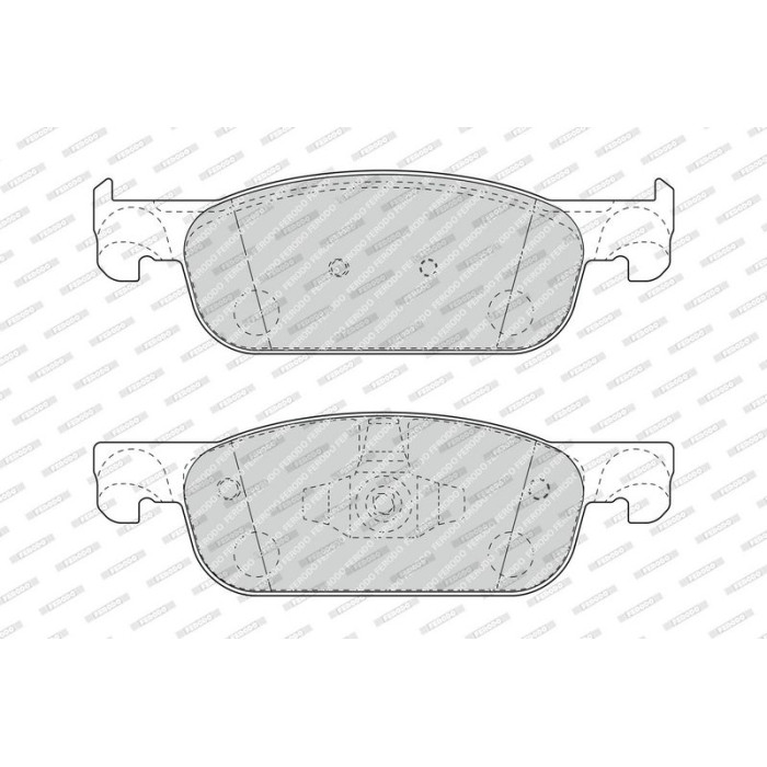 Ferodo FDB4907 Bremsbelagsatz, Scheibenbremse PREMIER ECO FRICTION