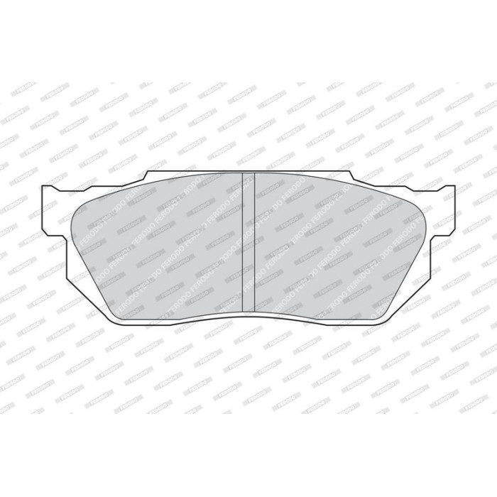 Ferodo FDB300 Bremsbelagsatz, Scheibenbremse PREMIER ECO FRICTION Ferodo FDB300 Bremsbelagsatz, Scheibenbremse PREMIER ECO FRICTION