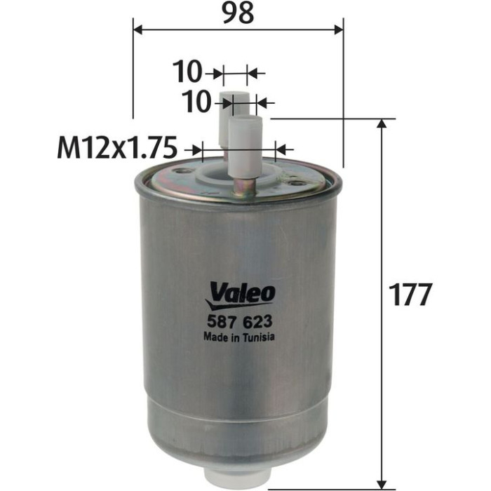 Valeo 587623 Kraftstofffilter Valeo 587623 Kraftstofffilter