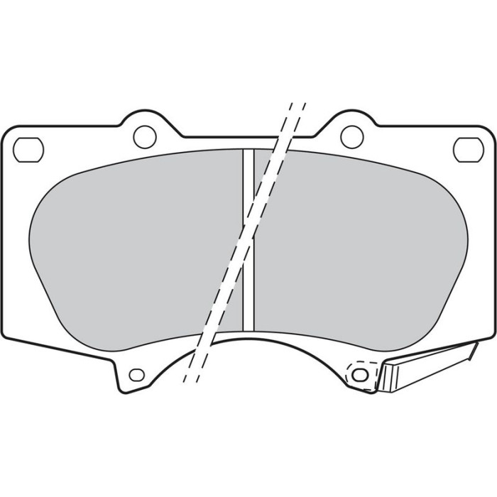 Valeo 598857 Bremsbelagsatz, Scheibenbremse