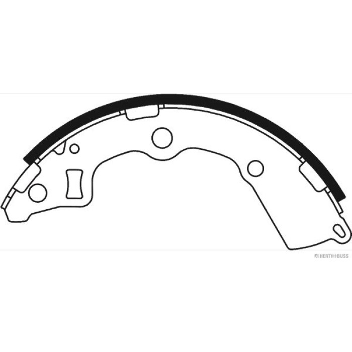 Herth+Buss Jakoparts J3500322 Bremsbackensatz Herth+Buss Jakoparts J3500322 Bremsbackensatz