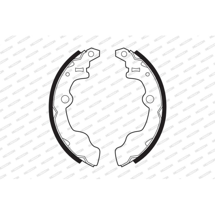 Ferodo FSB252 Bremsbackensatz PREMIER