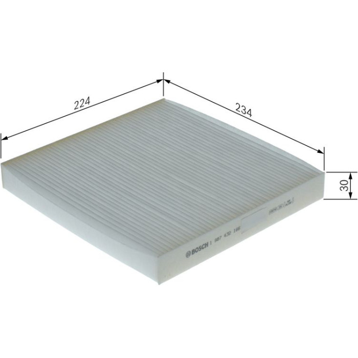 BOSCH 1 987 432 166 Innenraumfilter