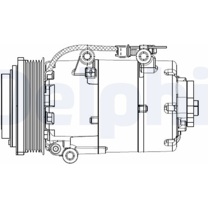 Delphi CS20358 Kompressor, Klimaanlage Delphi CS20358 Kompressor, Klimaanlage
