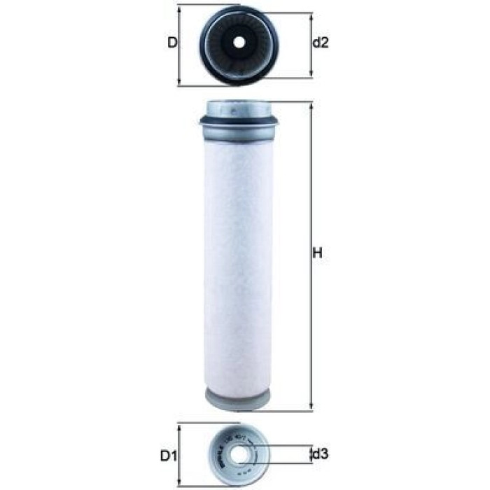 Knecht LXS 40/1 Sekundärluftfilter Knecht LXS 40/1 Sekundärluftfilter