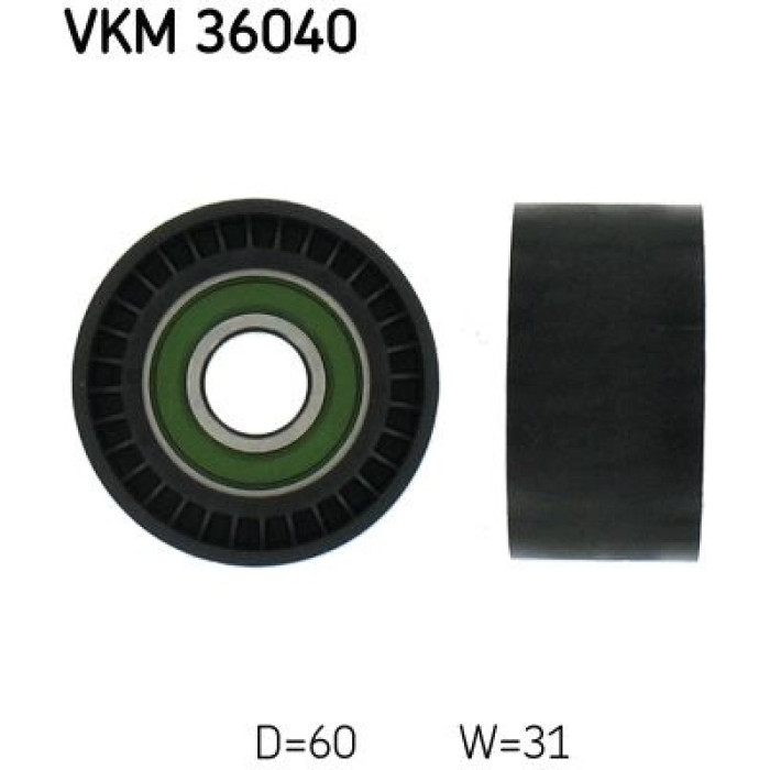 SKF VKM 36040 Umlenkrolle/Führungsrolle, Keilrippenriemen SKF VKM 36040 Umlenkrolle/Führungsrolle, Keilrippenriemen