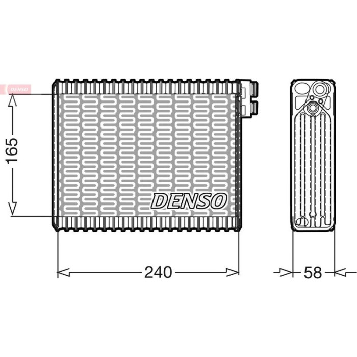 Denso DEV21004 Verdampfer, Klimaanlage Denso DEV21004 Verdampfer, Klimaanlage
