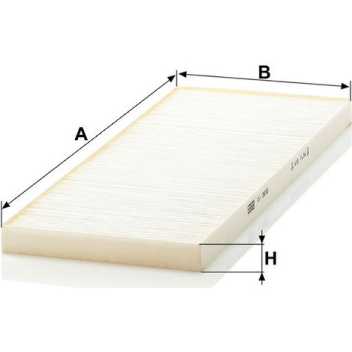 MANN-FILTER CU 3935 Innenraumfilter, Partikelfilter MANN-FILTER CU 3935 Innenraumfilter, Partikelfilter