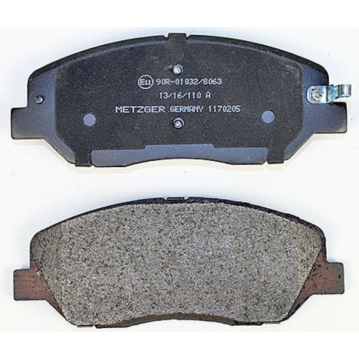 Metzger 1170205 Bremsbelagsatz, Scheibenbremse