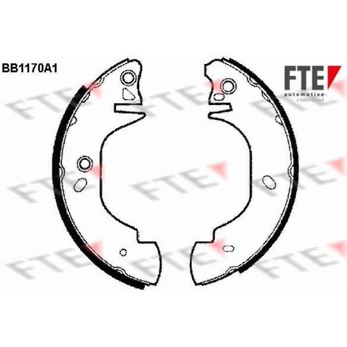 FTE 9100035 Bremsbackensatz